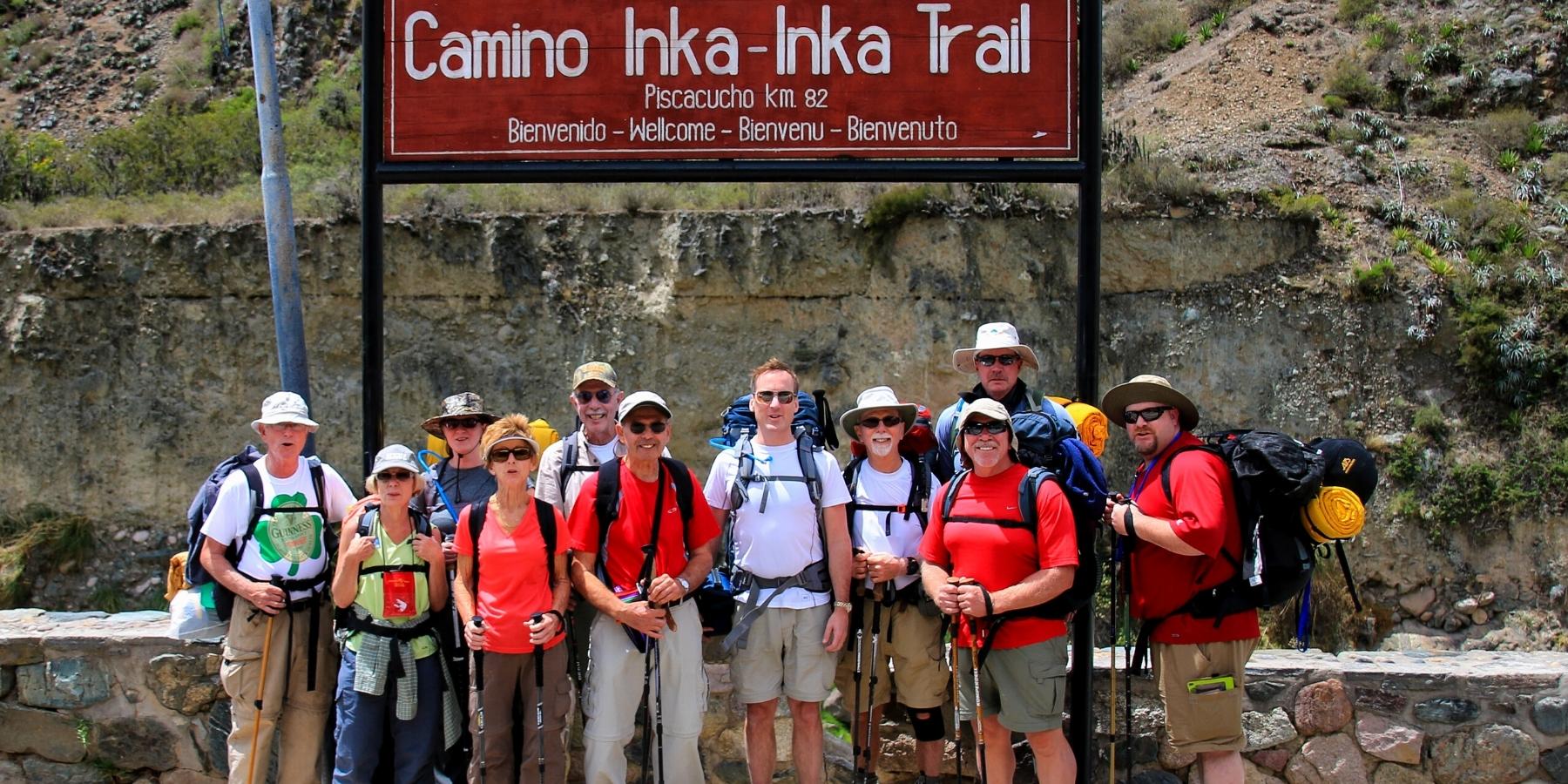start of the inca trail hike by inca trail expeditions