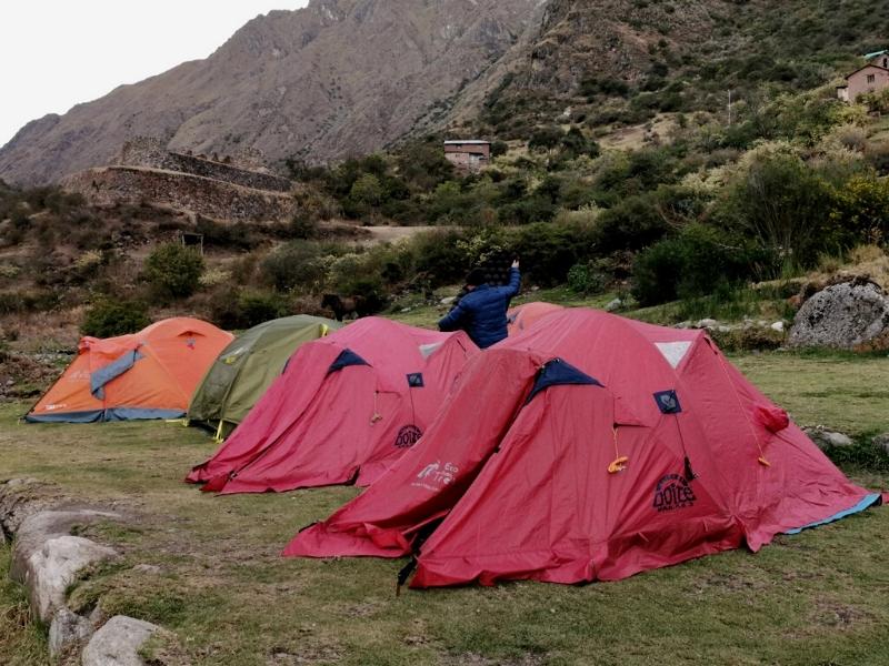 camping tents on inca trail tomachu picchu ny inca trail expeditions (1)