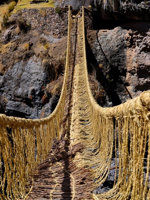 queswachaka inca bridge by inca trail expeditions
