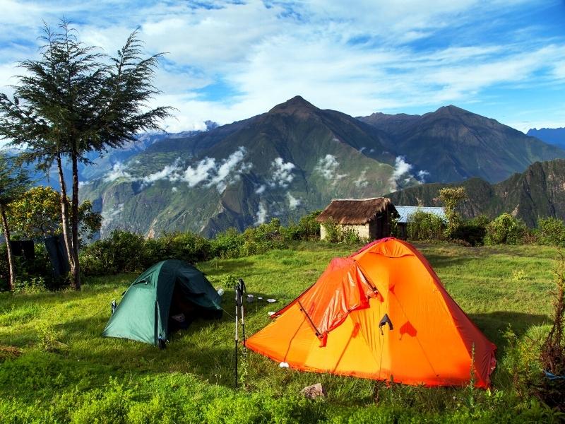 camping tents of inca trail expeditions