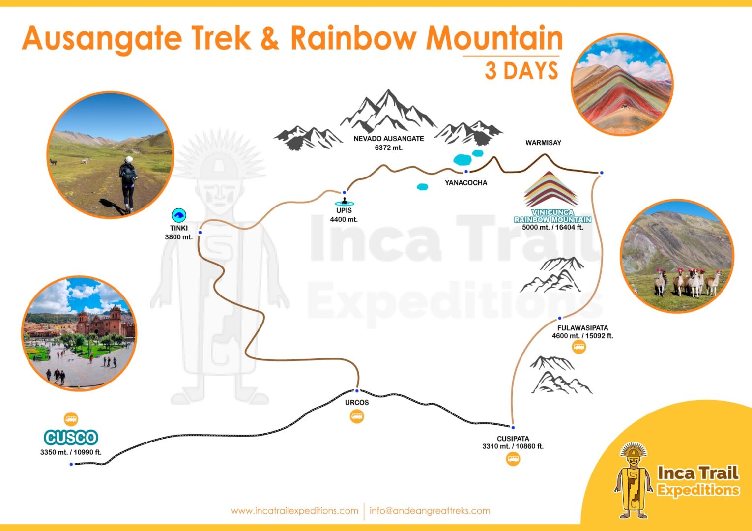 Ausangate Trek & Rainbow Mountain 3 Days